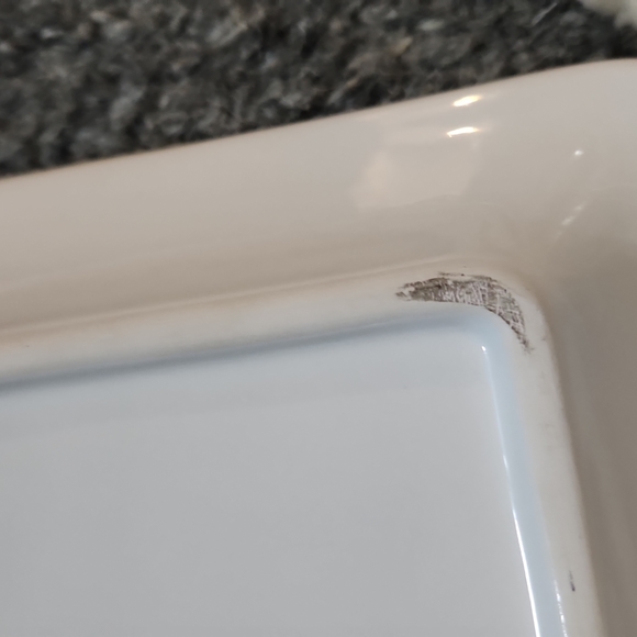 Pier1 Imports Mr and Mrs Serving Platter with Cheese Knife - Picture 6 of 9